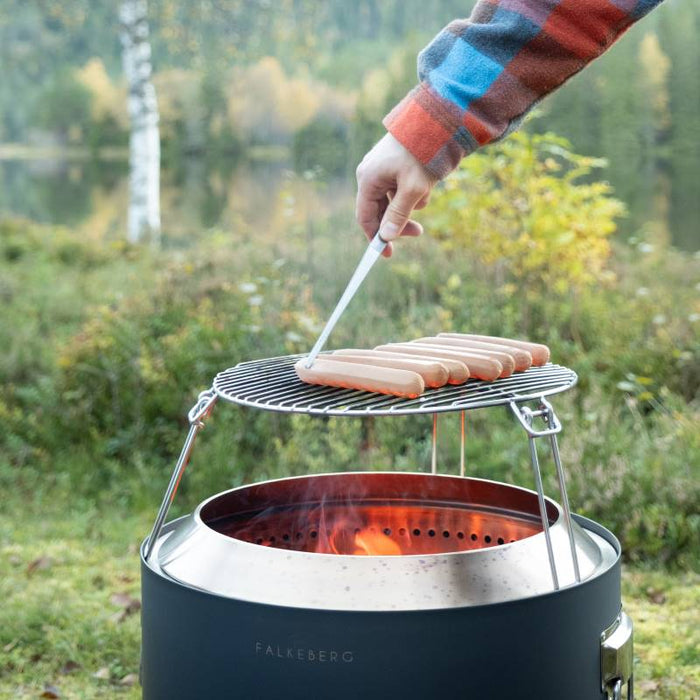 Beste tilbehør til Falkeberg bålpanne – trekk, lokk og grillrist