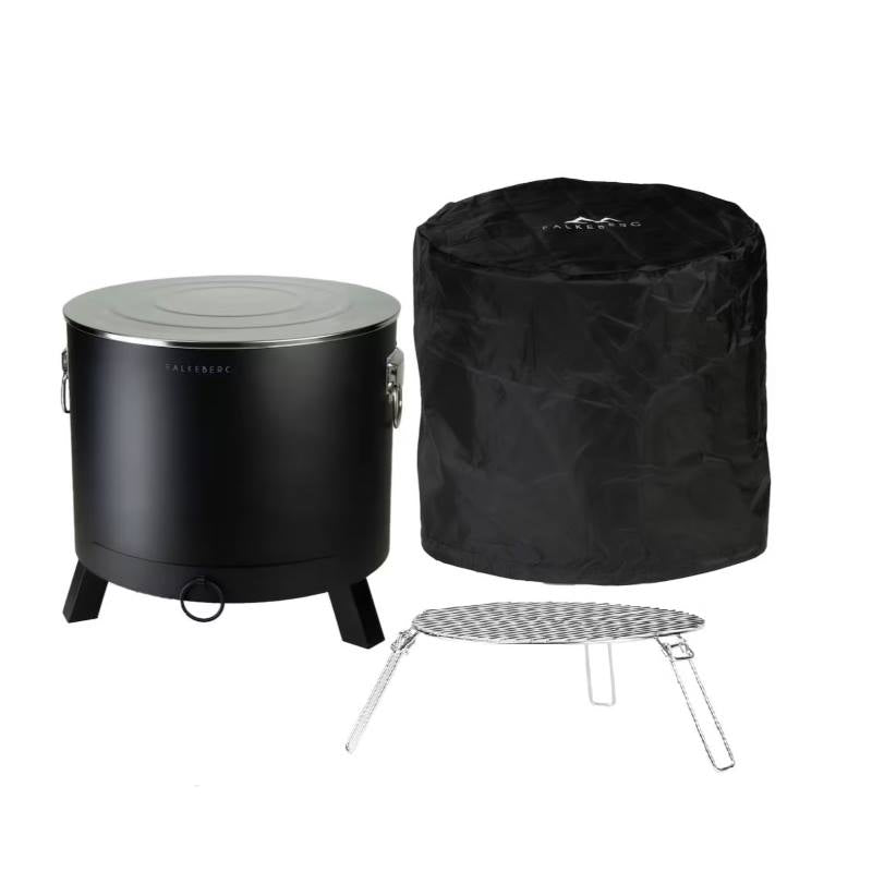 Falkeberg Smokeless Firepit Komplett med tilbehør