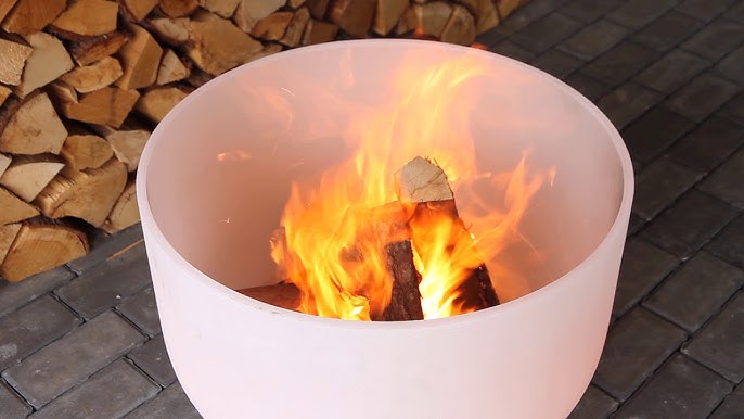 QFlame Classic med bål og vedstabel