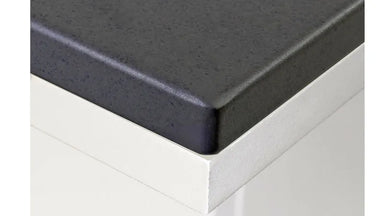 cosiloft peisbord 120 hvit-sort detalj 